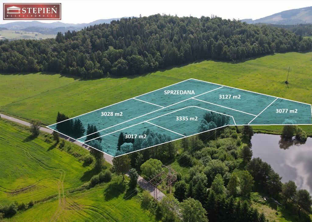 Działka budowlana 3 028 m², Wieściszowice