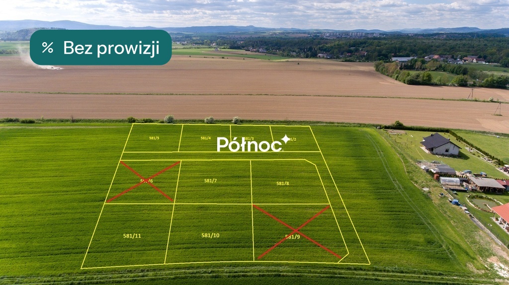 Działka budowlana 1 063 m², Jaszkowa Dolna