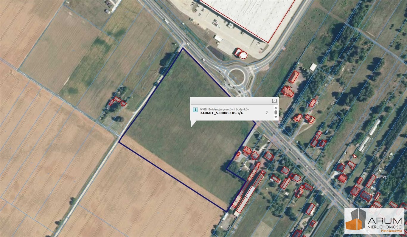 Działka inwestycyjna 3,77 ha, Libidza