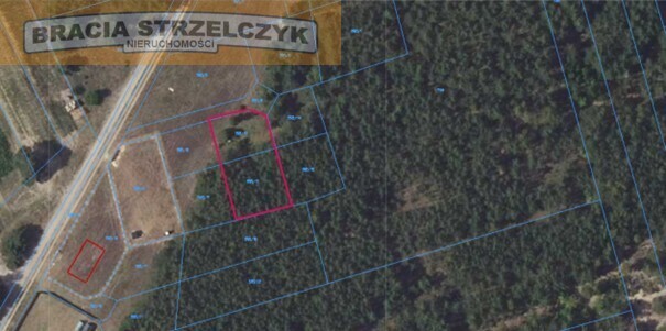 Działka budowlana 939 m², Łacha