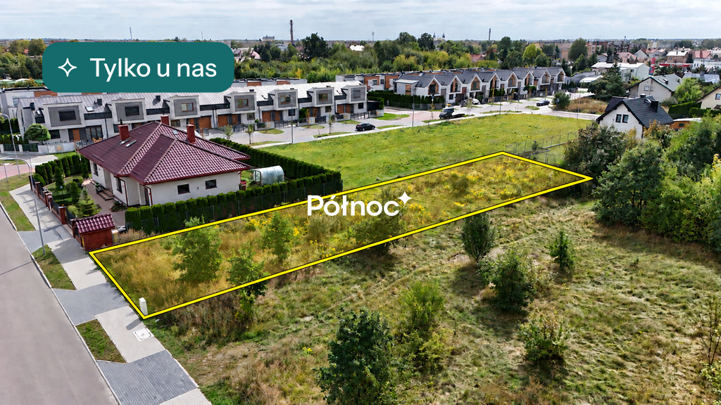 Działka budowlana i inwestycyjna 819 m², Łuków