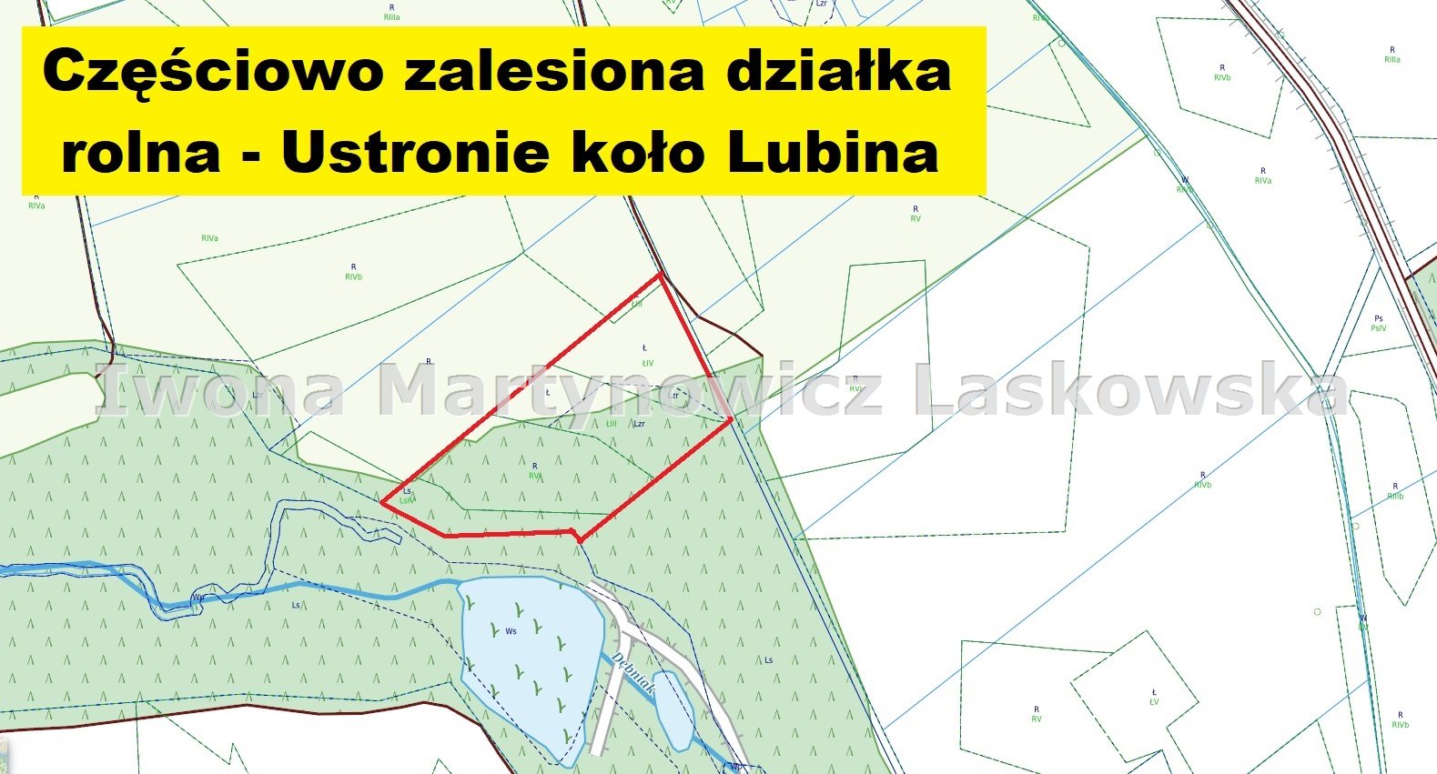 Działka budowlana 1,5 ha, Ustronie
