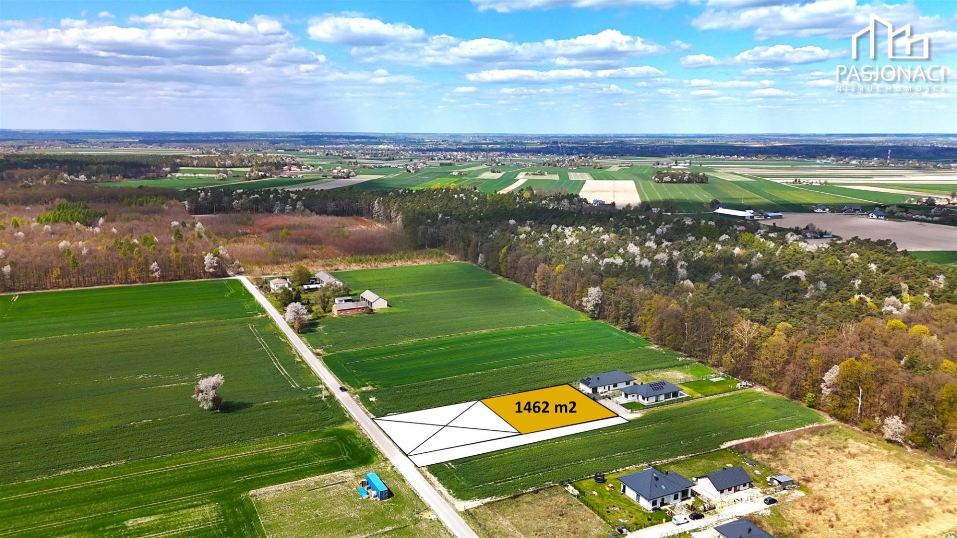 Działka budowlana 1 462 m², Piotrowice
