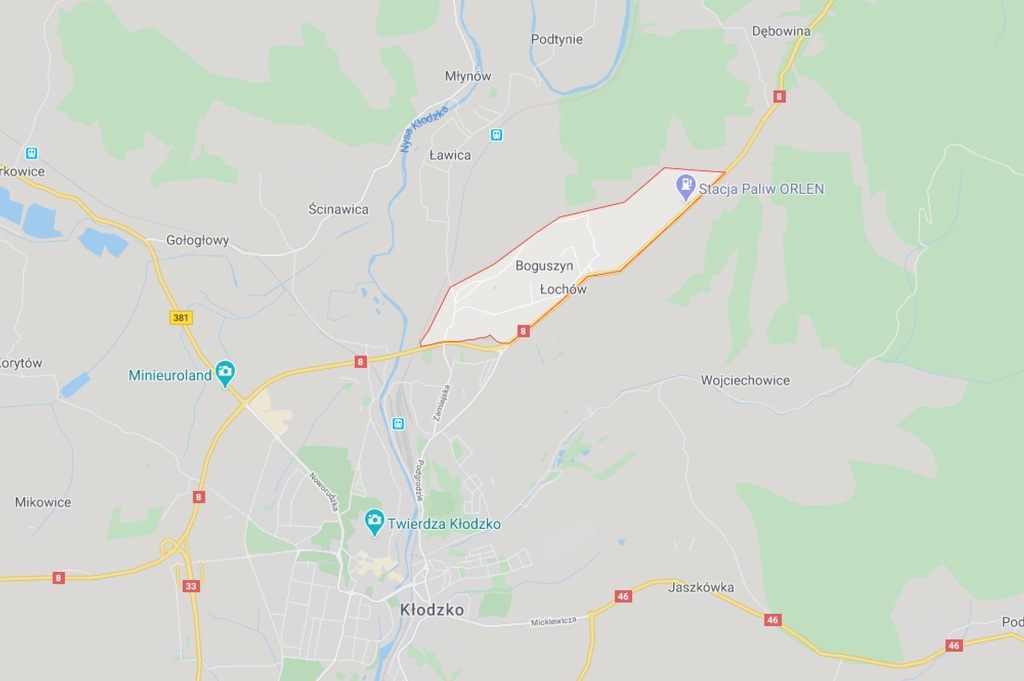 Działka inwestycyjna 1,96 ha, Boguszyn