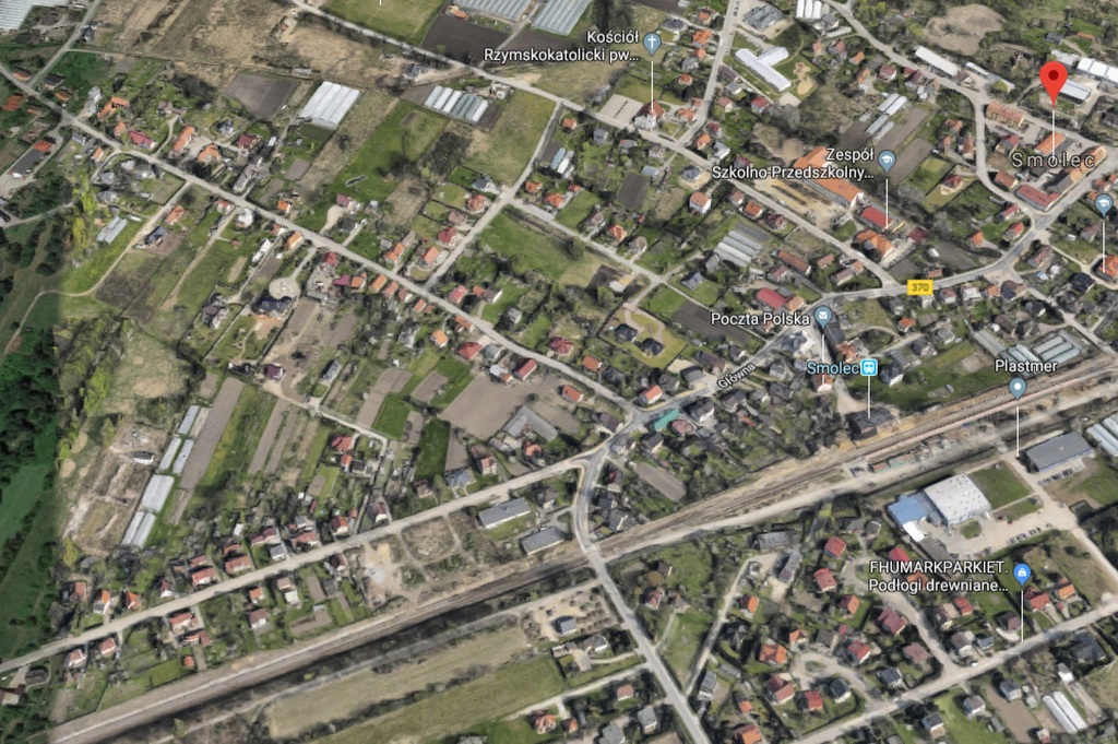 Działka budowlana i inwestycyjna 1 000 m², Smolec