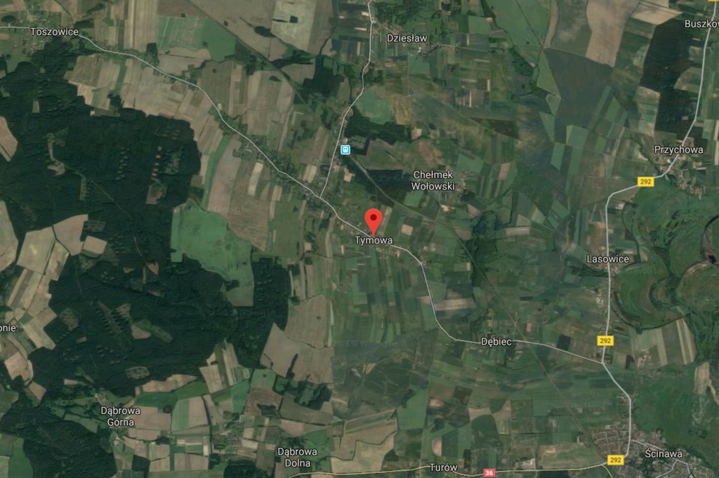 Działka inwestycyjna 1,44 ha, Tymowa