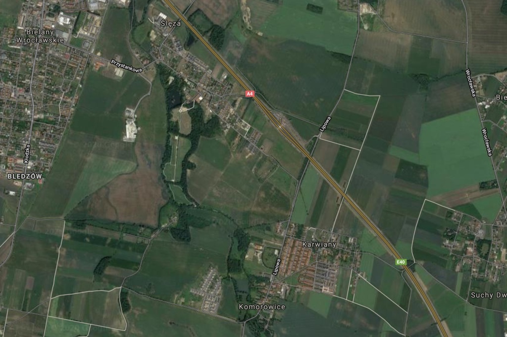 Działka budowlana 2 600 m², Karwiany