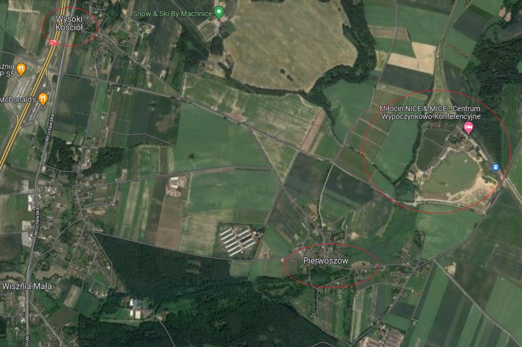 Działka budowlana i inwestycyjna 1 484 m², Pierwoszów