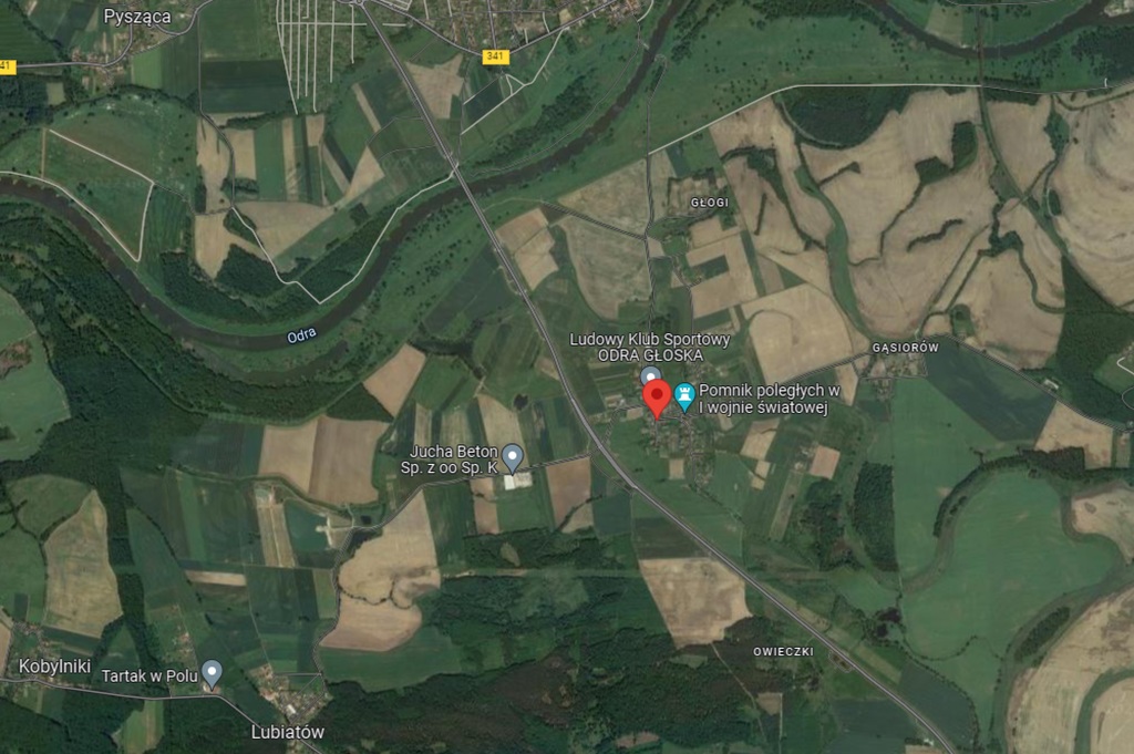 Działka budowlana 1,84 ha, Głoska