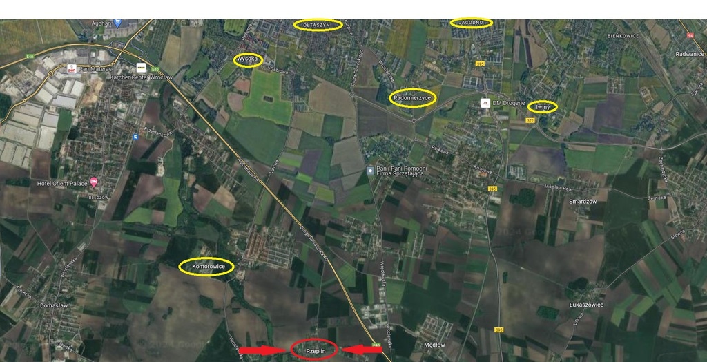 Działka budowlana i inwestycyjna 1 800 m², Rzeplin