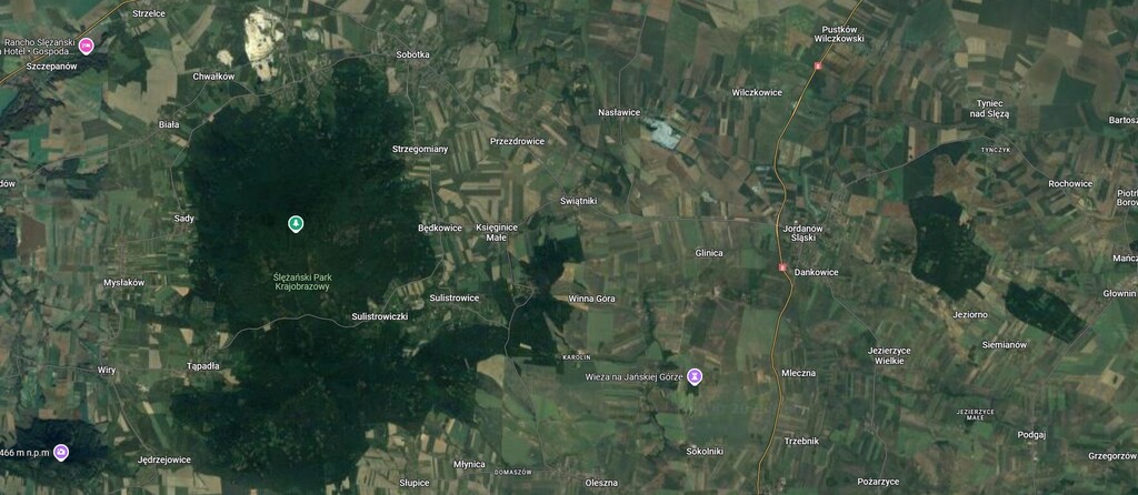 Działka budowlana 1 403 m², Sobótka