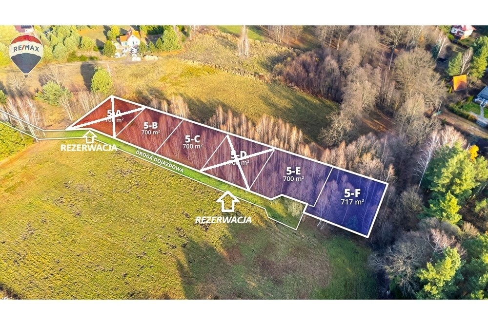 Działka budowlana 700 m², Arciechów