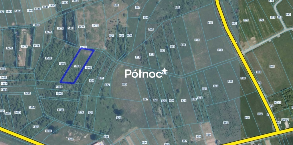 Działka inwestycyjna 3 400 m², Stanisławice
