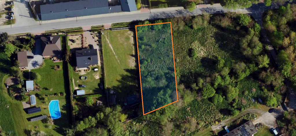 Działka budowlana i inwestycyjna 1 505 m², Orchów
