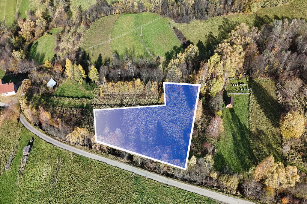 Działka budowlana 2 277 m², Tylmanowa