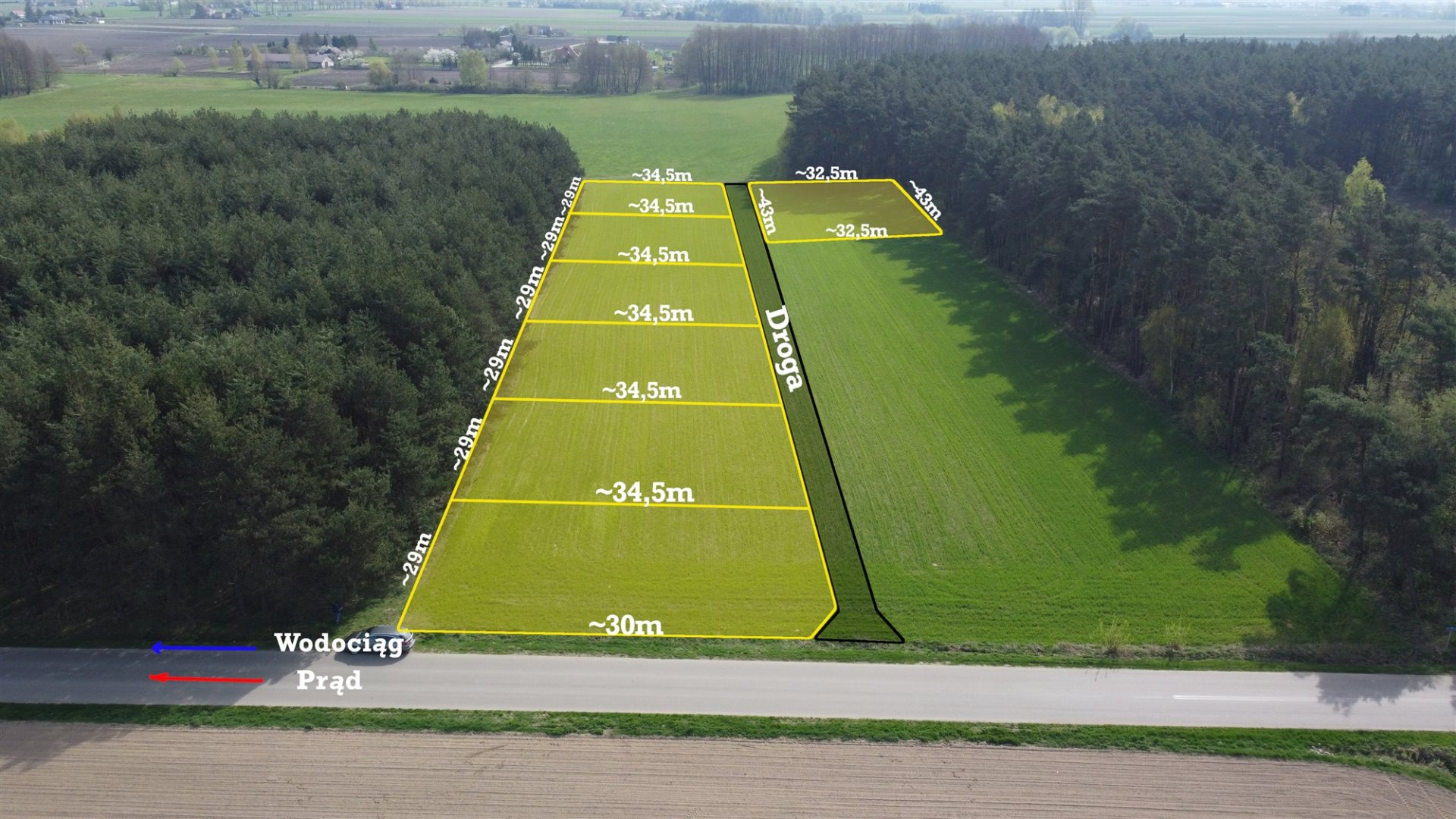 Działka budowlana 1 000 m², Arcelin