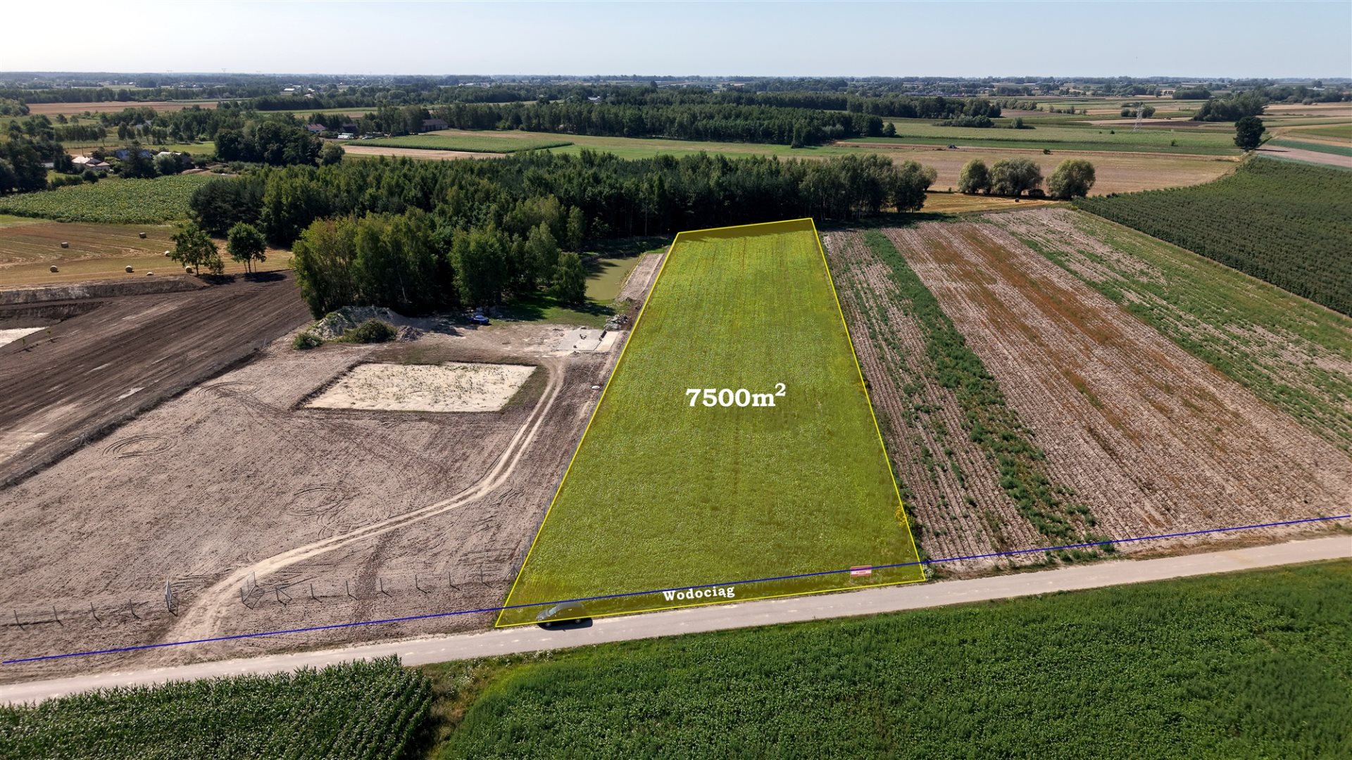 Działka rolna 7 500 m², Olunin