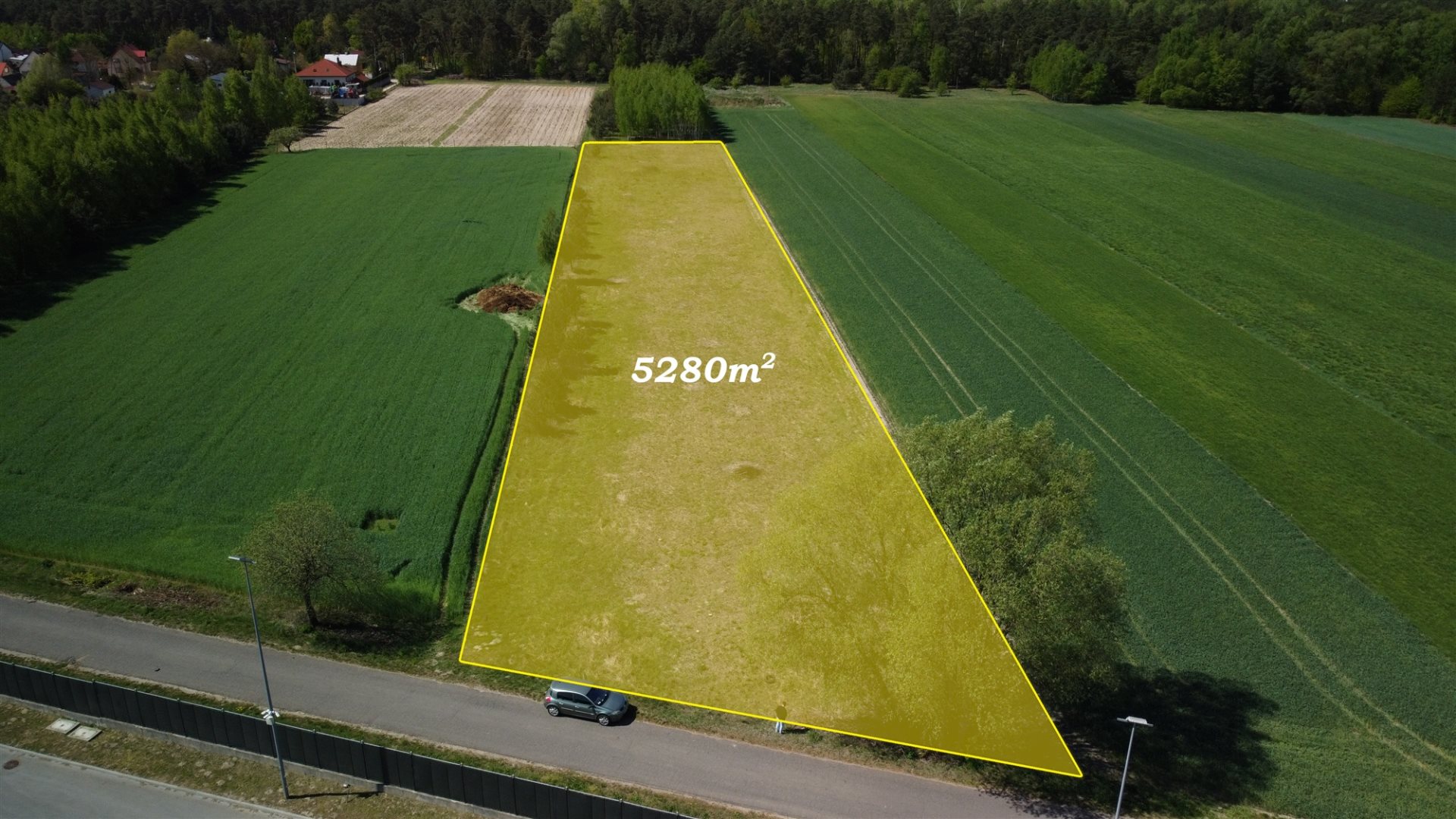 Działka inwestycyjna 5 287 m², Sochocin