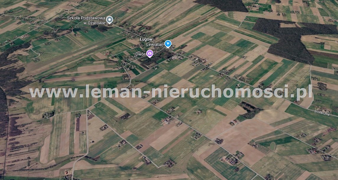 Działka budowlana, siedliskowa i rolna 5 610 m², Ługów