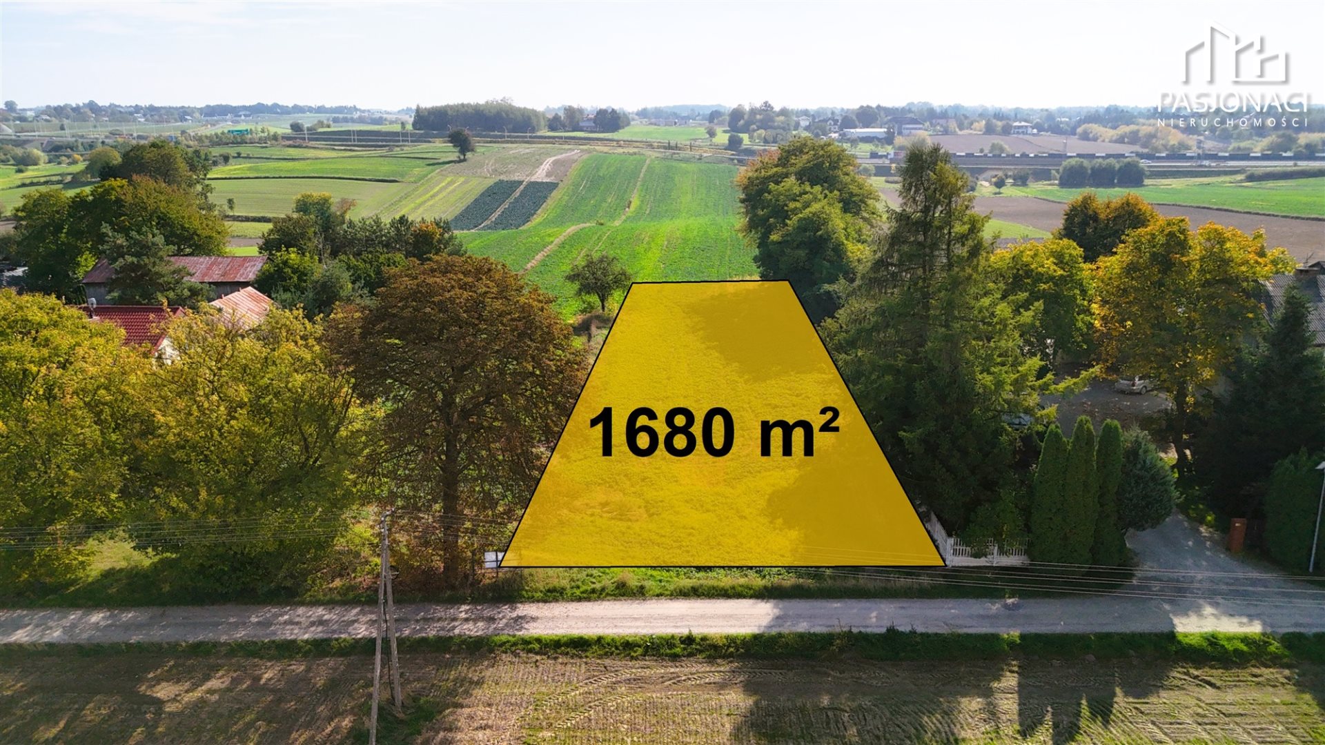 Działka budowlana, siedliskowa i inwestycyjna 1 680 m², Marysin