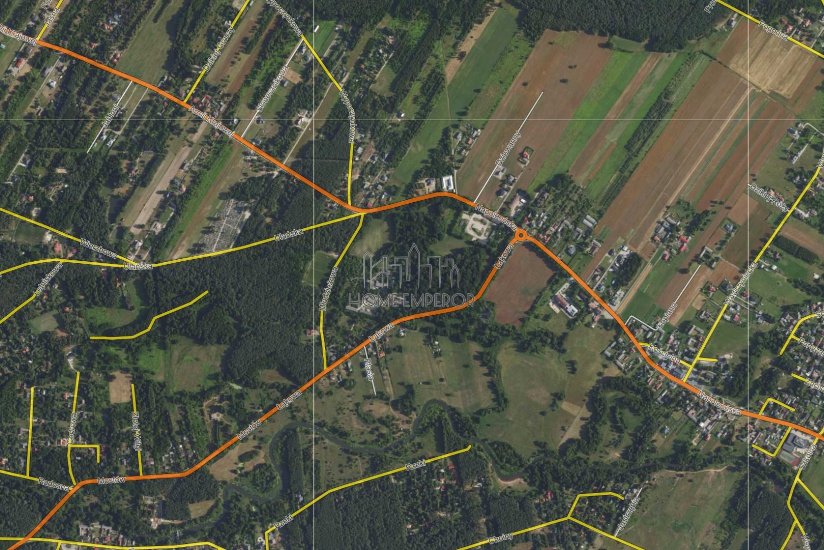 Działka budowlana 7 877 m², Lipowo