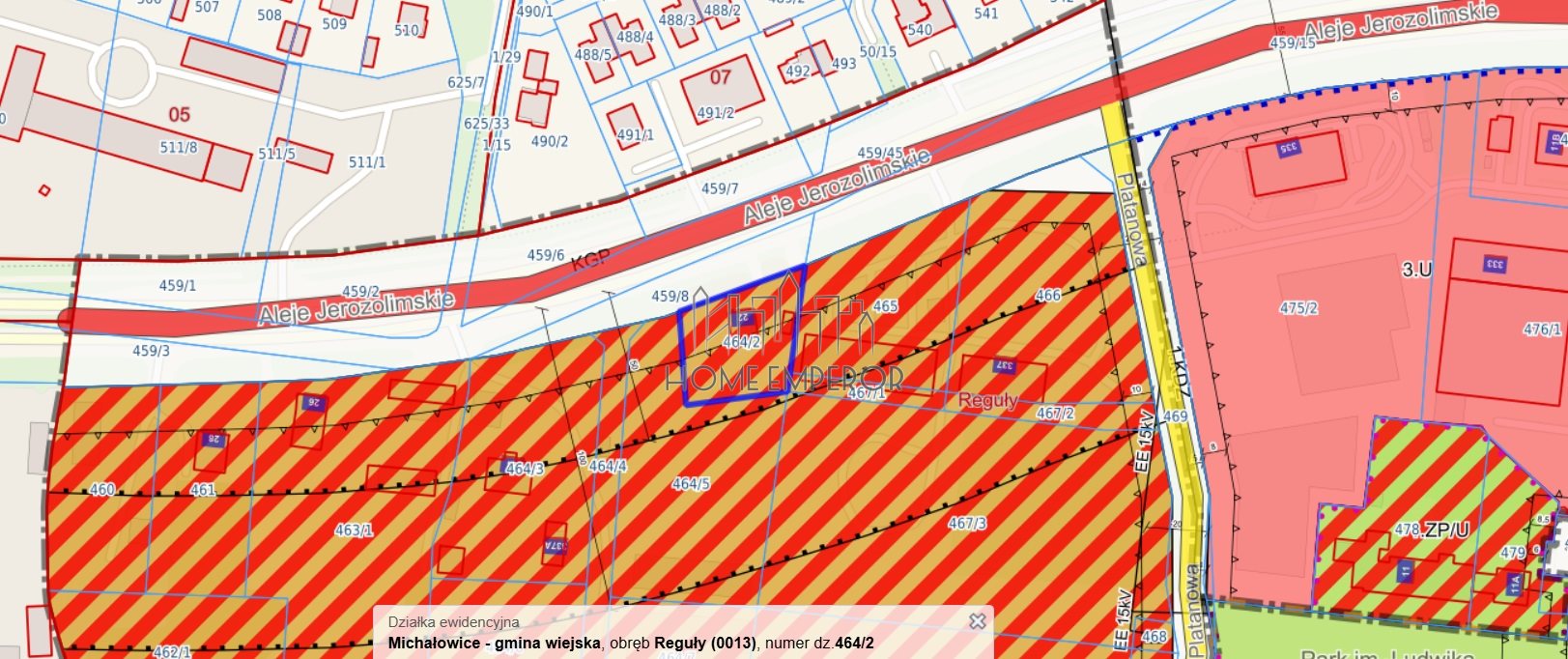 Działka budowlana i inwestycyjna 1 300 m², Reguły