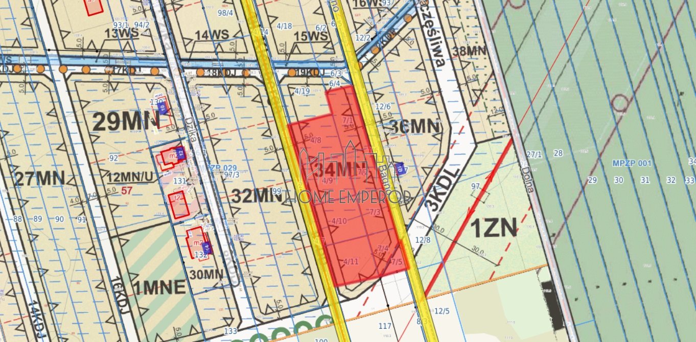 Działka budowlana 4 880 m², Sulejówek