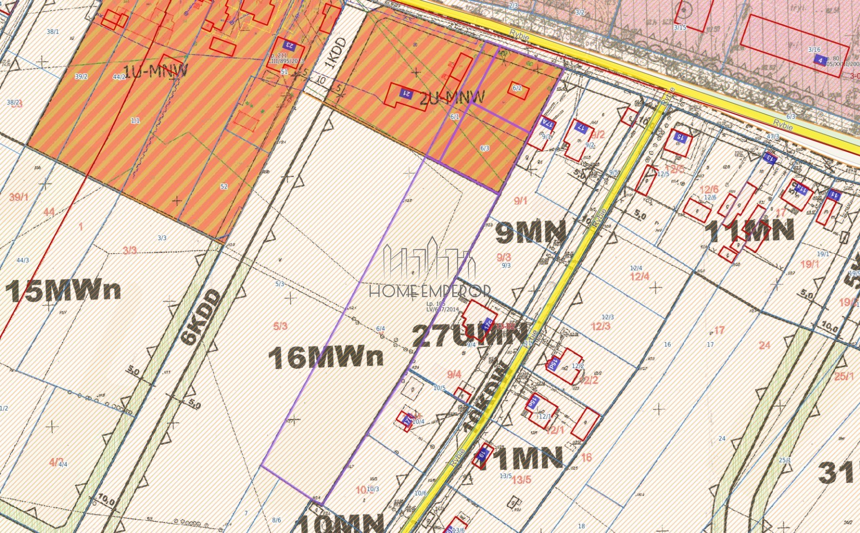 Działka budowlana 6 740 m², Góra Kalwaria