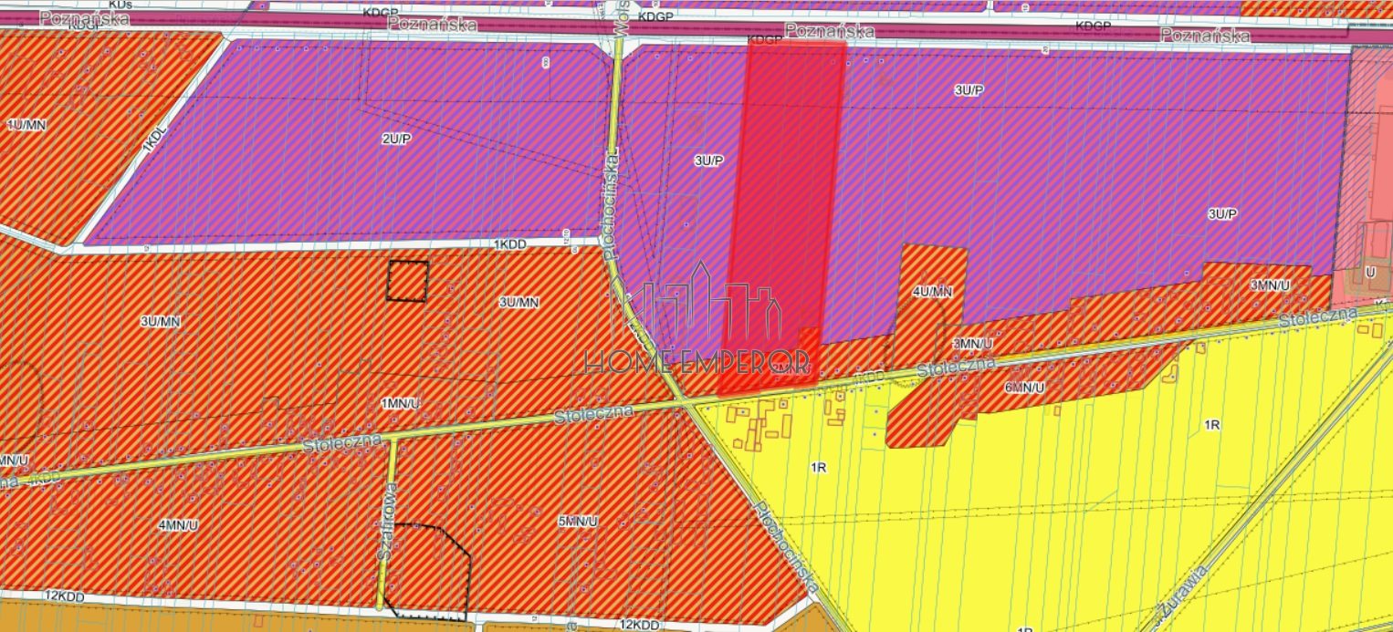 Działka inwestycyjna 6,21 ha, Płochocin