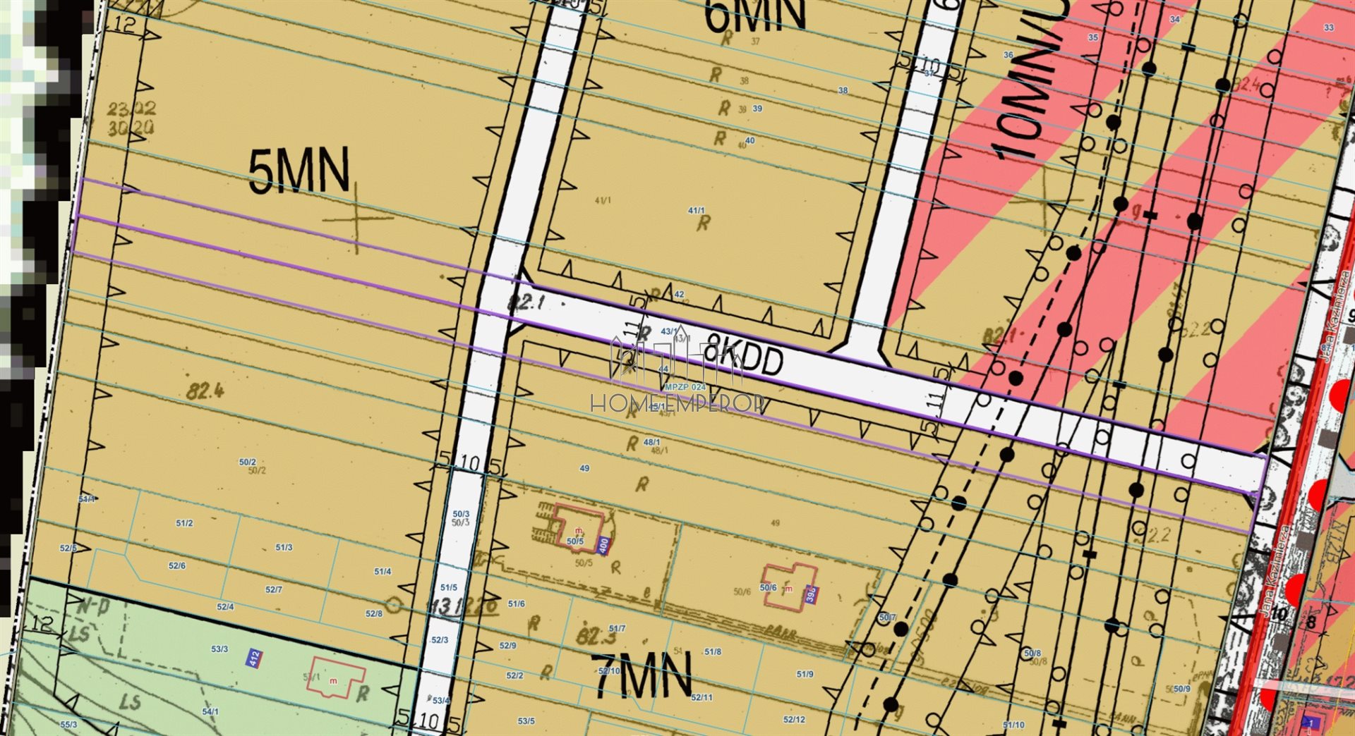 Działka budowlana 7 781 m², Stanisławów Pierwszy