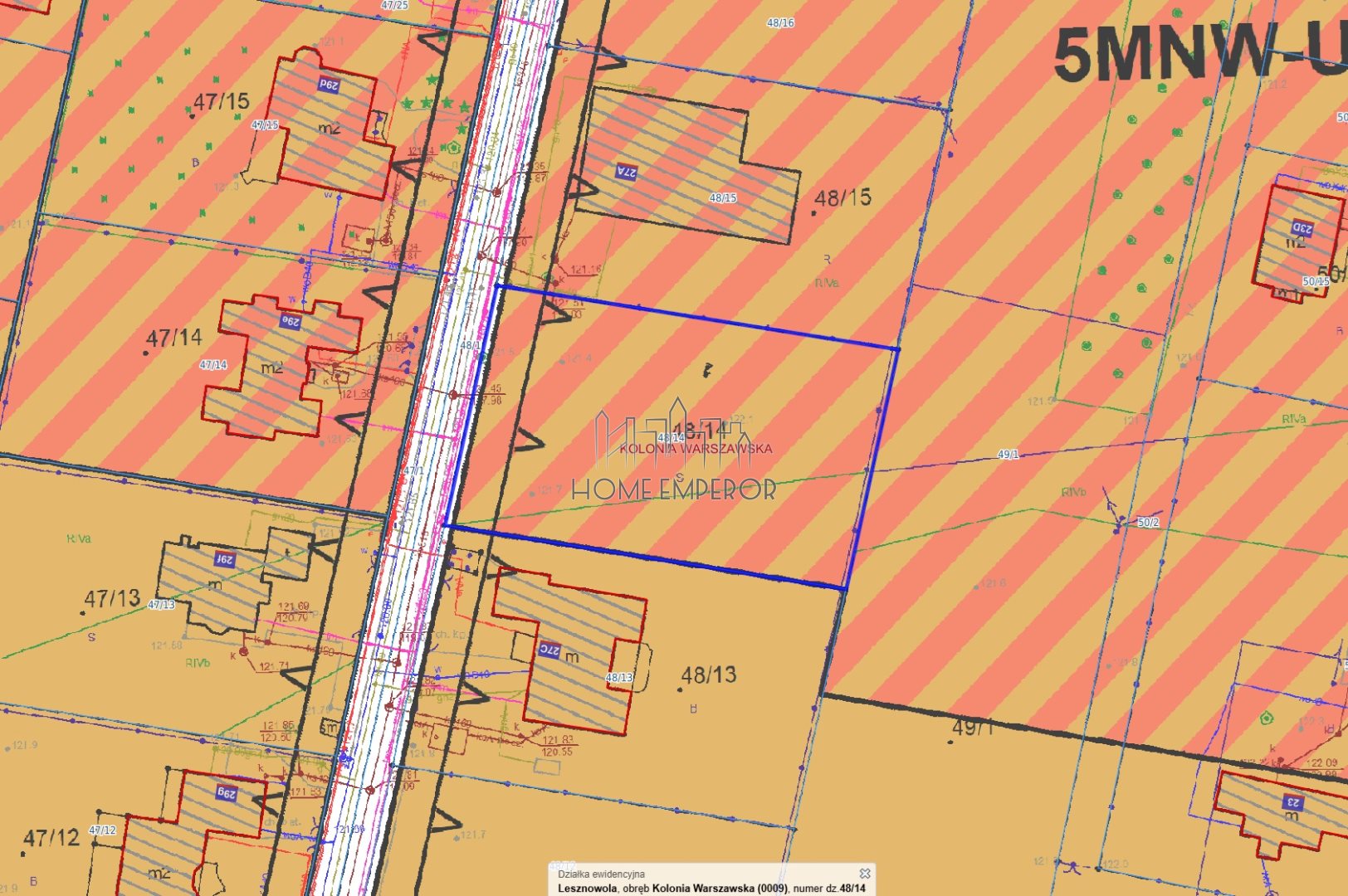 Działka budowlana i inwestycyjna 1 500 m², Kolonia Warszawska