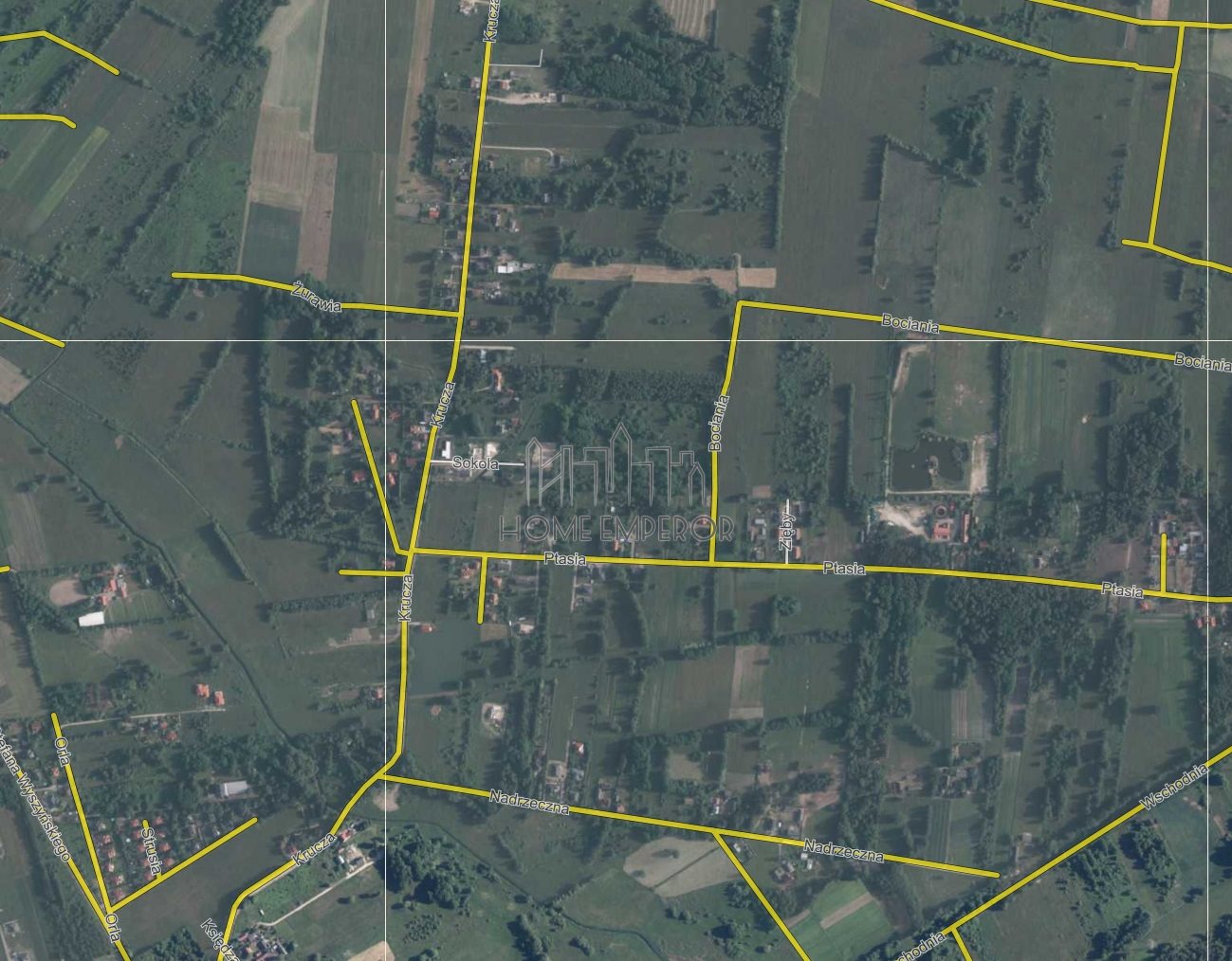 Działka budowlana 1 293 m², Budziska