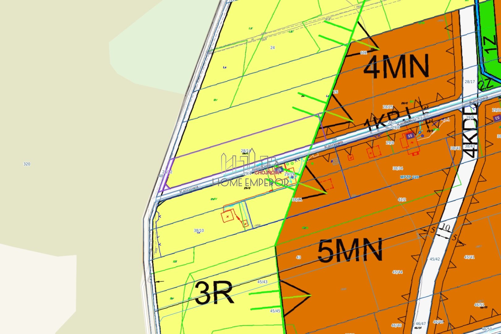 Działka rolna 1 941 m², Chojnów