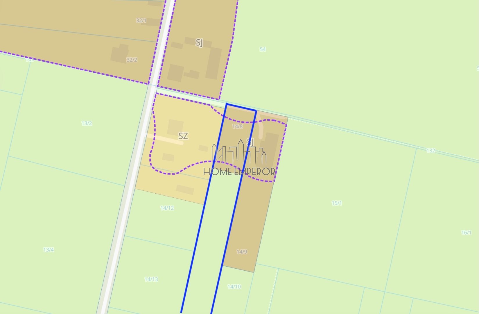 Działka budowlana 6 800 m², Czaplin