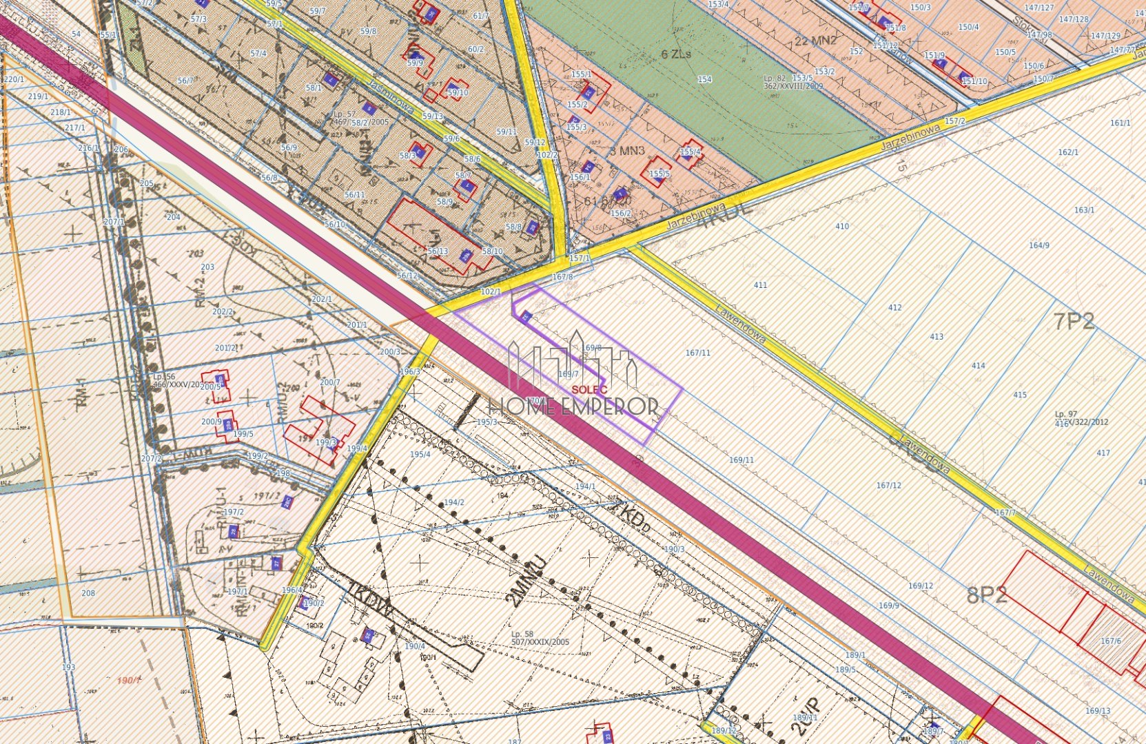 Działka inwestycyjna 5 000 m², Solec