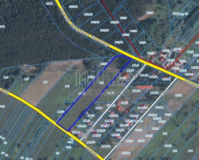 Działka rolna 1,26 ha, Cegielnia