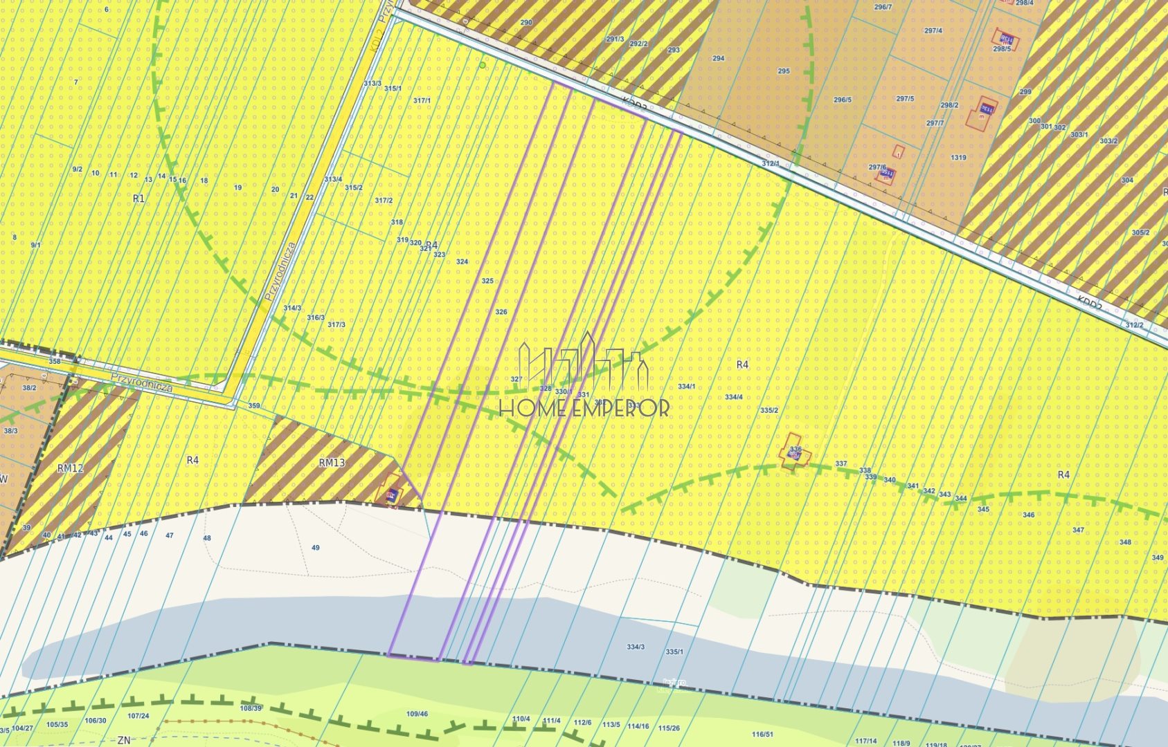 Działka rolna 1,68 ha, Kiełpin