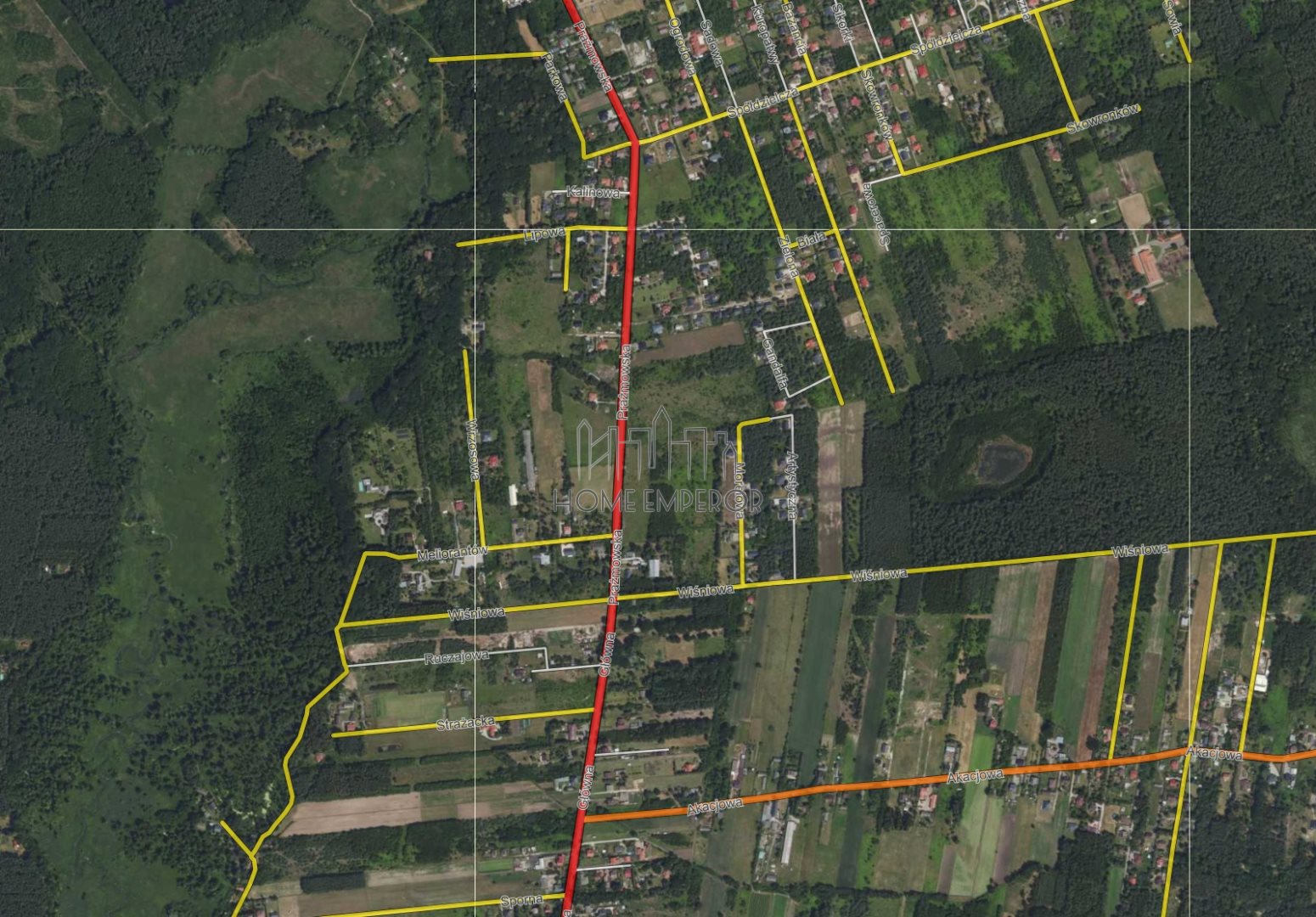 Działka budowlana i inwestycyjna 1 200 m², Łoś