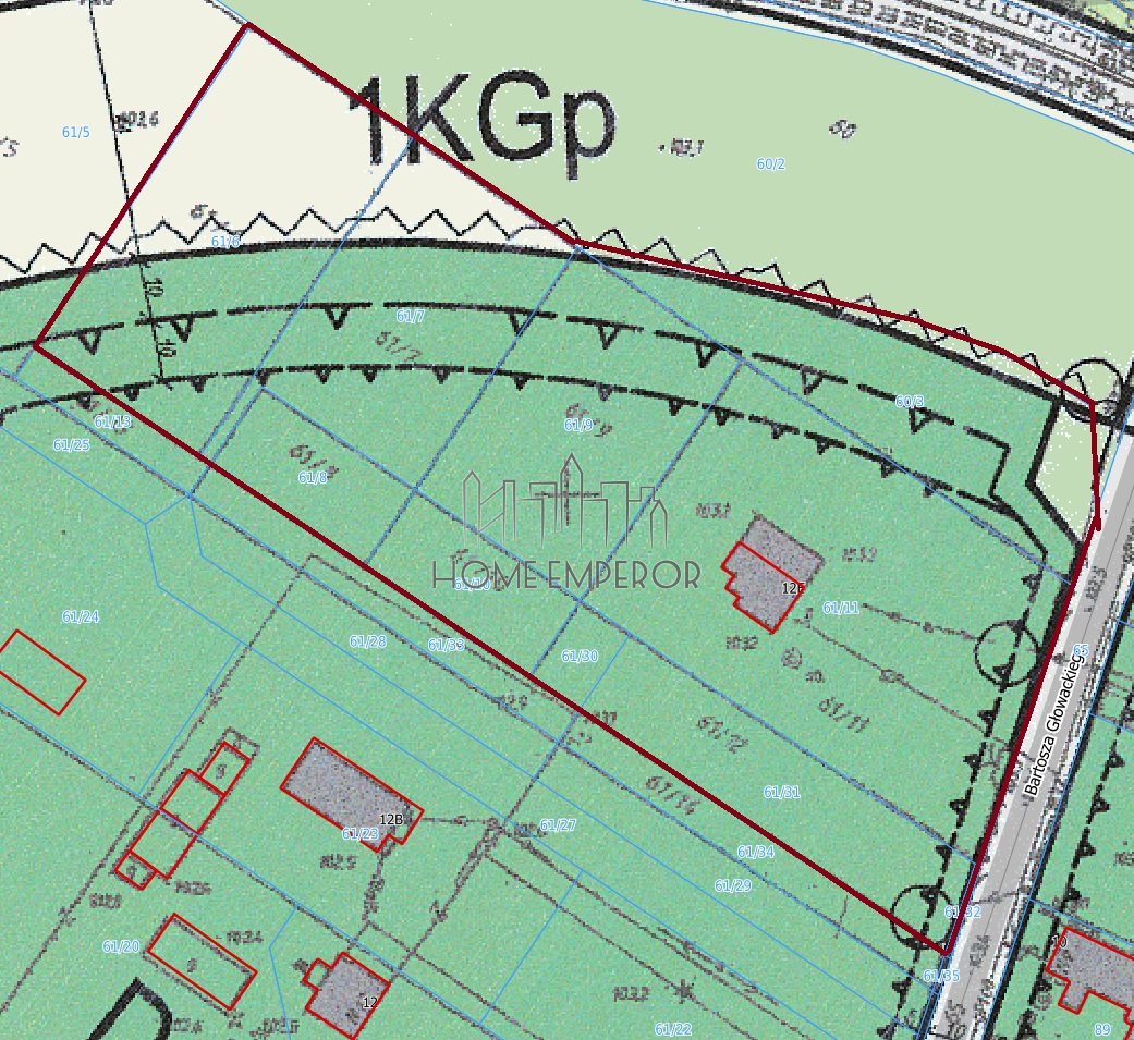 Działka budowlana 1,2 ha, Kierszek