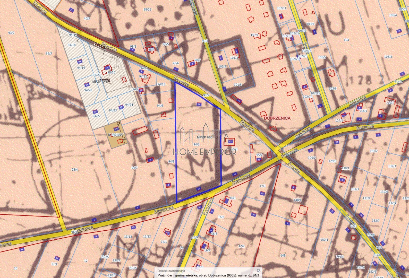 Działka budowlana i inwestycyjna 1,07 ha, Dobrzenica