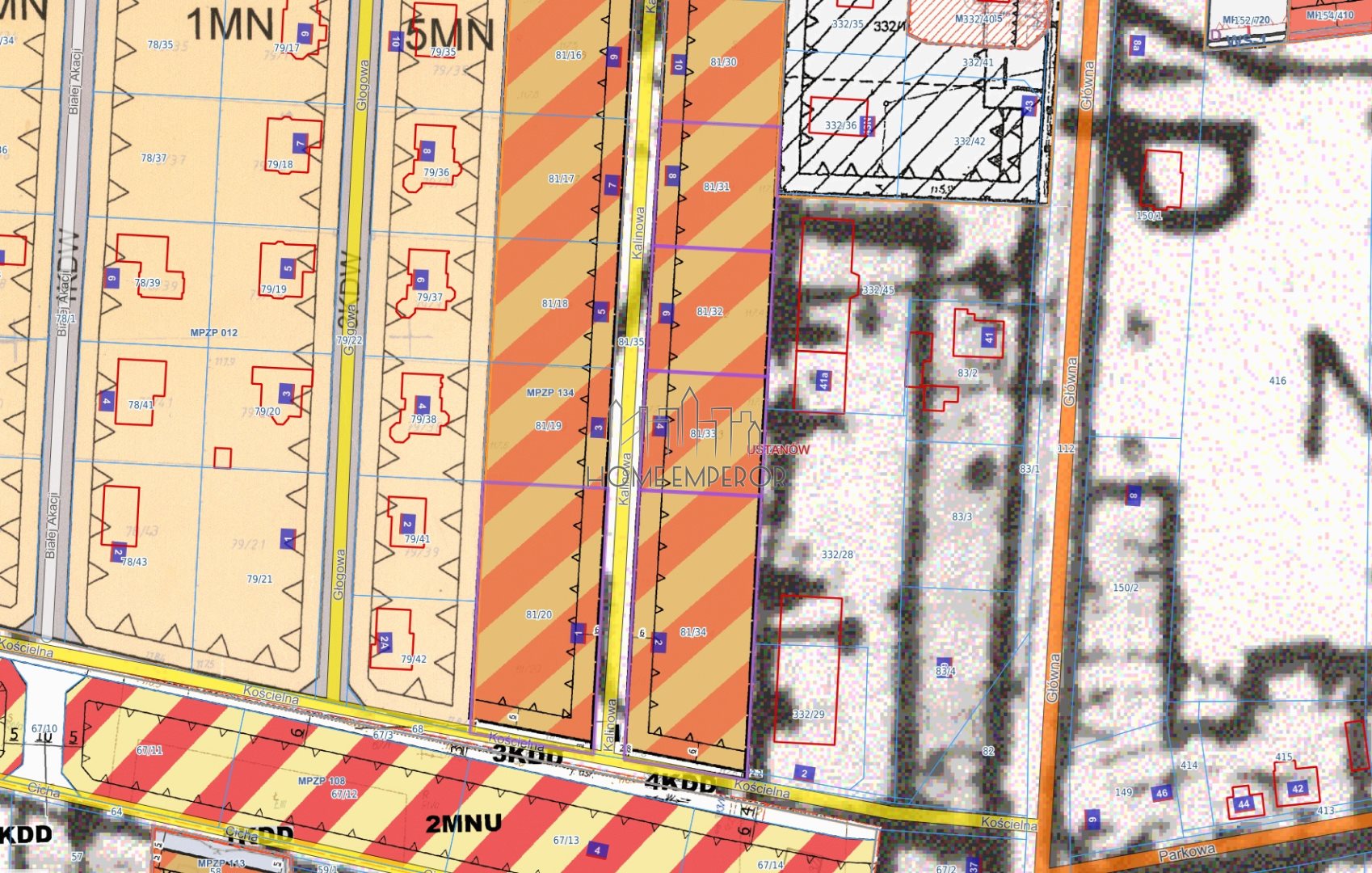 Działka budowlana i inwestycyjna 1 000 m², Ustanów