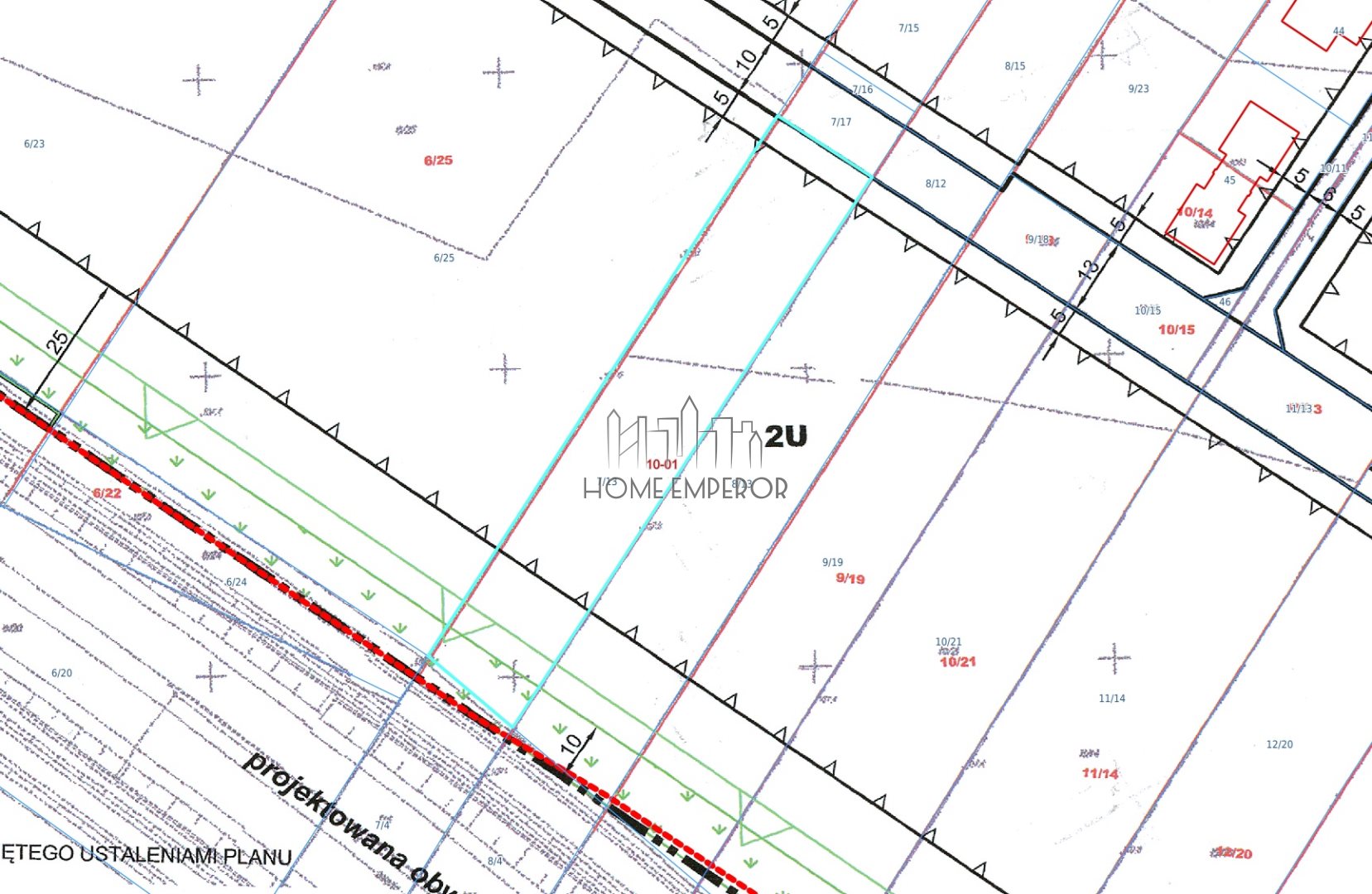 Działka inwestycyjna 2 022 m², Góra Kalwaria, Marianki