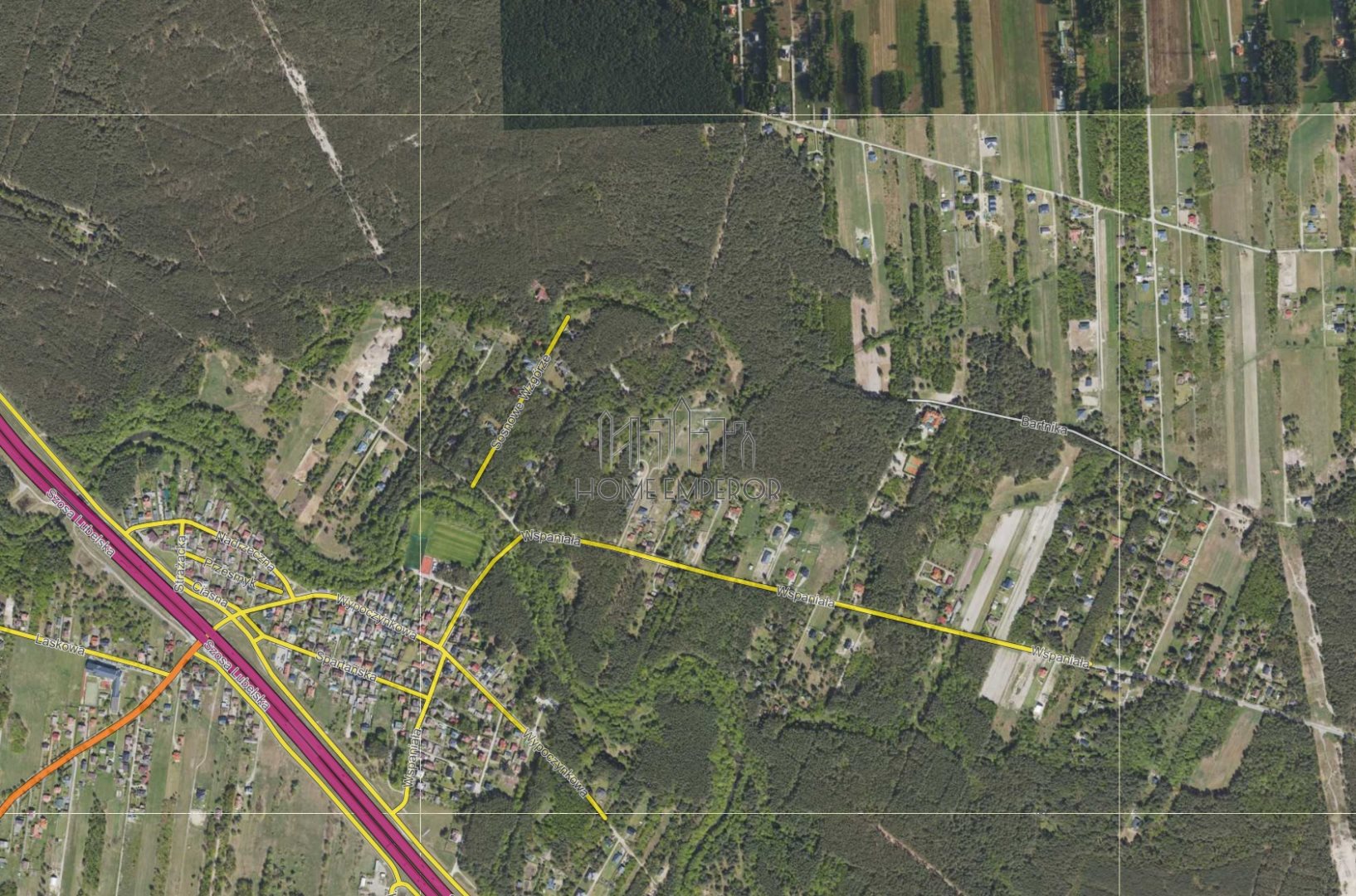 Działka budowlana 8 018 m², Otwock, Wólka Mlądzka
