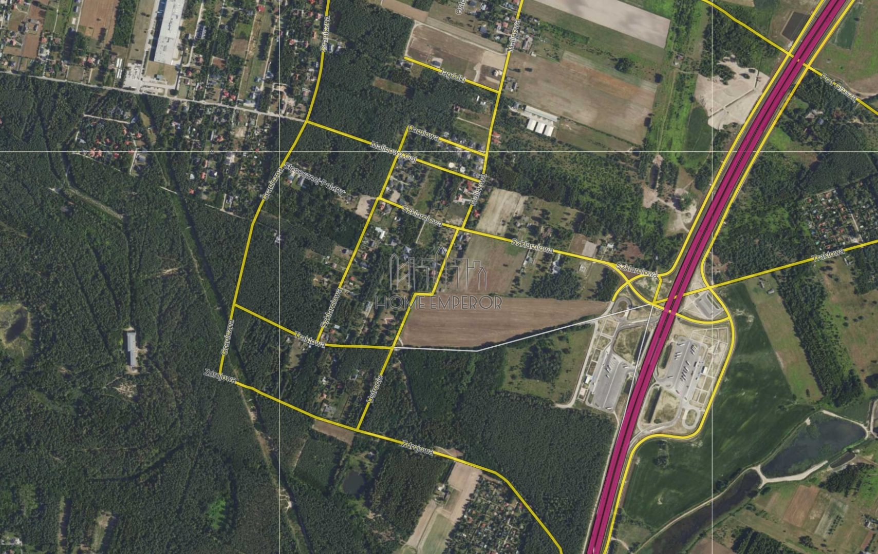 Działka budowlana 3 404 m², Mieszkowo