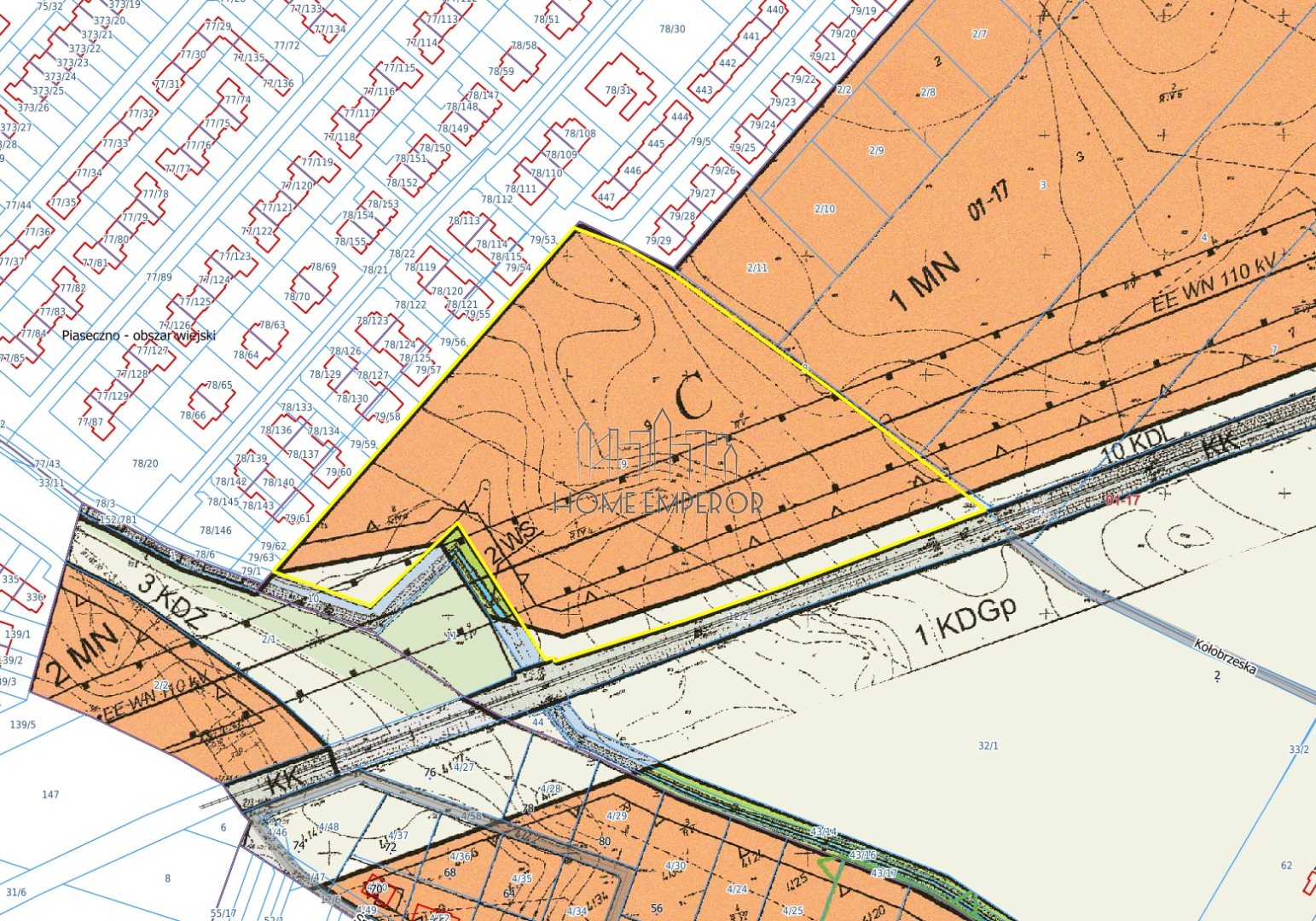 Działka budowlana i inwestycyjna 2,65 ha, Konstancin-Jeziorna, Skolimów