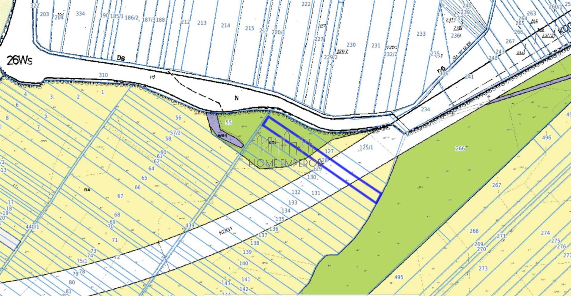Działka rolna 3 800 m², Łęg