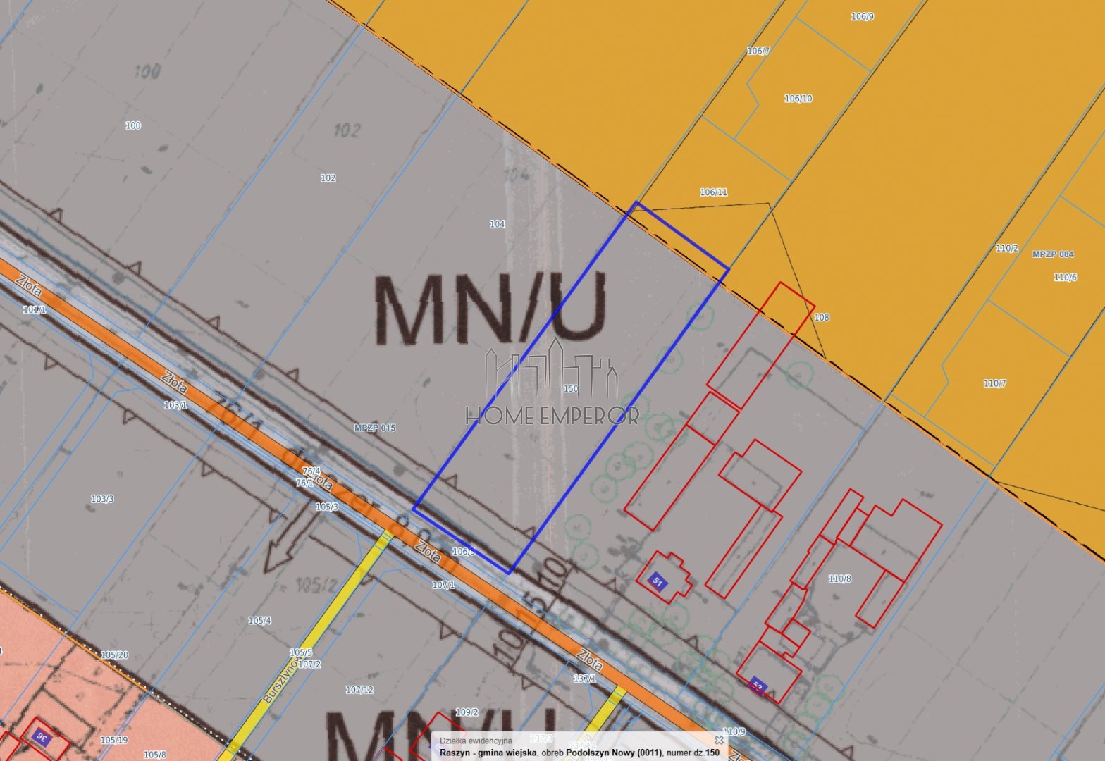 Działka budowlana i inwestycyjna 3 727 m², Sękocin Nowy