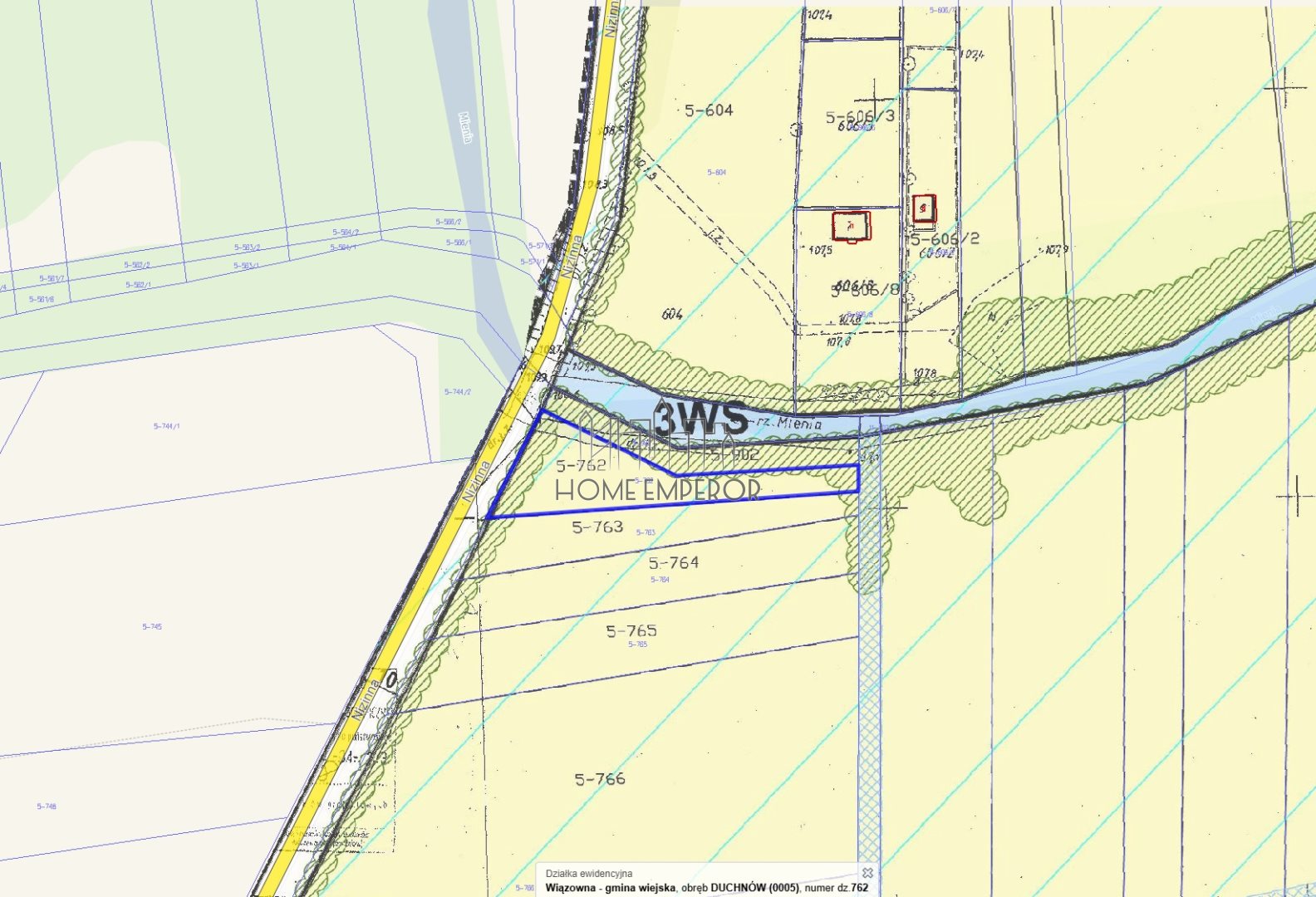 Działka rolna 1 003 m², Duchnów