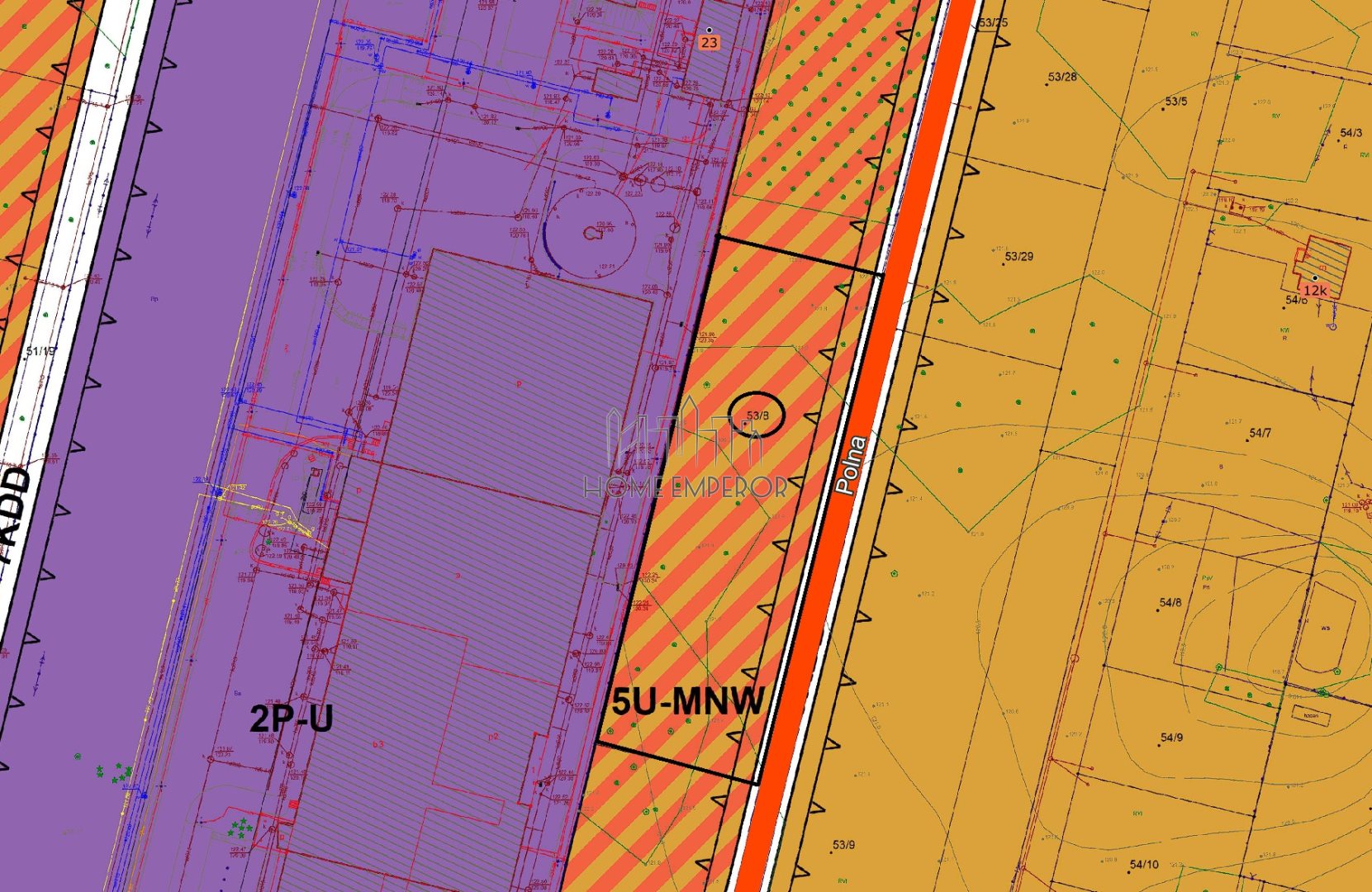 Działka budowlana i inwestycyjna 5 200 m², Stefanowo