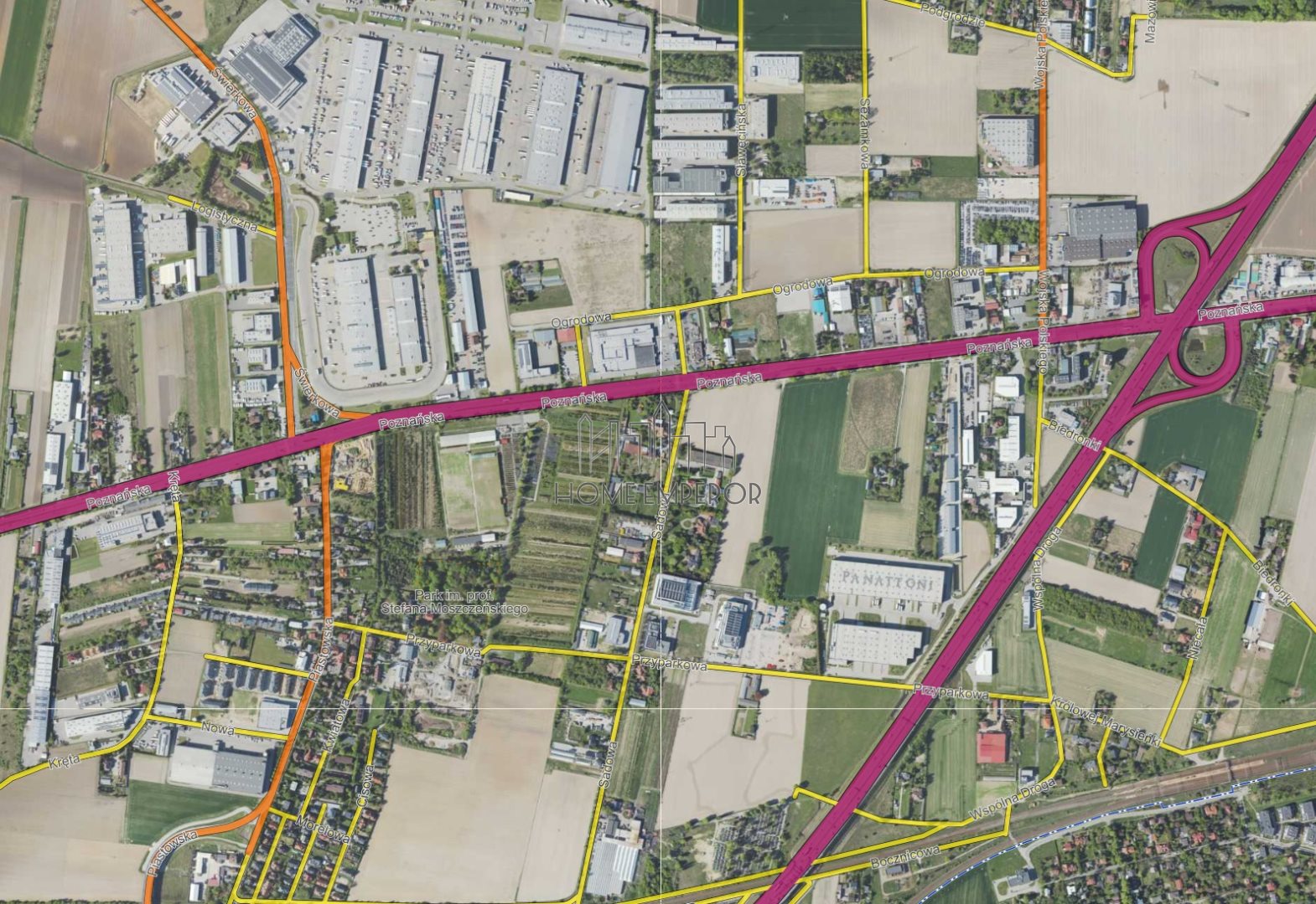 Działka inwestycyjna 2,72 ha, Jawczyce